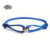 14K Tricolor Double Knotted Armband