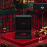 14K Tricolor Double Knotted Gelbgold